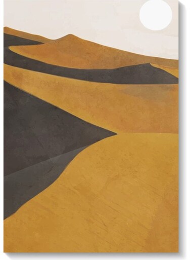 Desert Wall Art Multicolour 40x60cm