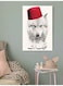 Stay like the wolf Wall Art multicolour 40x60cm