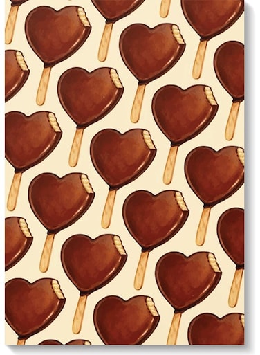 Ice Cream Wall Art Painting Multicolour 40x60cm