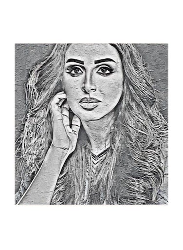 Angham MDF Wall Art Multicolour 30x30centimeter
