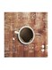 Coffee MDF Wall Art Multicolour 30x30centimeter