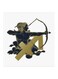 Sagittarius Sign MDF Wall Art Green/Black