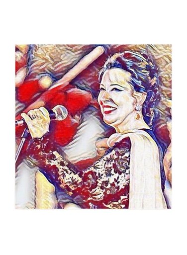 Nagat Al-Saghira MDF Wall Art Multicolour 30x30centimeter