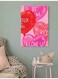 Love Printed Wall Art Multicolour 40x60cm
