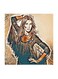 Nancy Ajram MDF Wall Art Multicolour 30x30centimeter