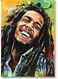 Bob Marley Wall Art Multicolour 40x60cm