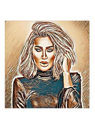 Maya Diab MDF Wall Art Multicolour