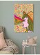 Woman Pop Art Printed Wall Art Multicolour 40x60cm