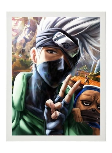 Wall Art Poster Frame Kakashi Hatake 30X40 cm
