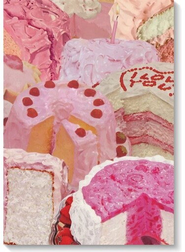 Cake Wall Art Painting Multicolour 40x60cm