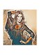 Nancy Ajram MDF Wall Art Multicolour 30x30cm