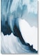Decorative Wall Art Painting Blue/White 40 x 60cm