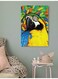 Parrot Wall Art Multicolour 40x60cm