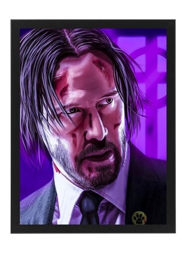 Wall Art Poster Frame John Wick 21X30 cm