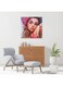 The Woman Digital Acrylic Colours MDF Wall Art Multicolour 30 X 30cm