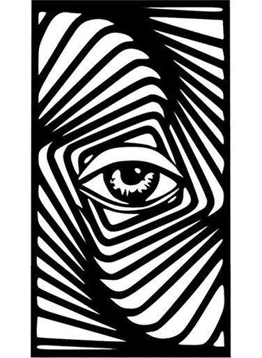 Wall Art Black 20cm