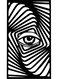 Wall Art Black 20cm