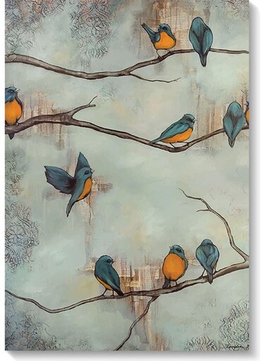 Decorative Wall Art Painting Multicolour 40 x 60cm