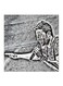 Mohamed Hamaki MDF Wall Art Painting Black/White 30x30cm