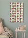 Cassette And Flowers Wall Art Multicolour 40x60cm
