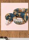 Snake Themed Wall Art Blue/Gold/Pink 30x30cm