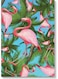 Flamingo Wall Art Multicolour 40x60cm
