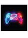 PlayStation Controller Themed Wall Art Black/Blue/Pink 30x30cm