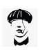 Thomas Shelby MDF Wall Art White/Black