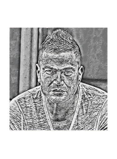 Amr Diab MDF Wall Art Multicolour 30x30centimeter