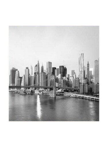 New York City MDF Wall Art Multicolour 30x30cm