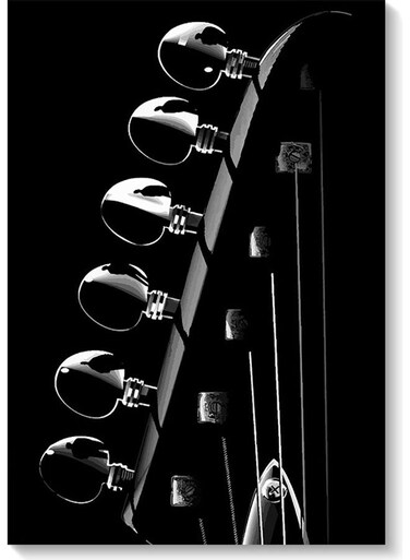 Oud Themed Wall Art Painting Black/White 40x60cm
