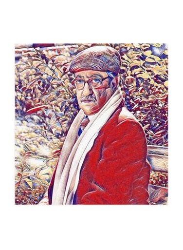 Duraid Lahham MDF Wall Art Multicolour 30x30centimeter