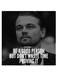 The Wolf Of Wall Street Printed Wall Art Grey/Black/White 30x30cm