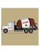 Nutella Themed Wall Art Beige/White/Brown 30x30cm