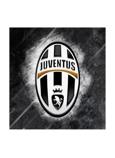 Juventus Football Club MDF Wall Art Multicolour 30x30cm