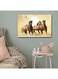 Horses Printed Wall Art Multicolour 40x60cm