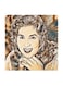Sabah MDF Wall Art Multicolour 30x30cm