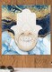 Hand And Eye Themed Wall Art Blue/Beige/Yellow 30x30cm