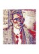 Mohamed Ramadan MDF Wall Art Multicolour 30x30cm