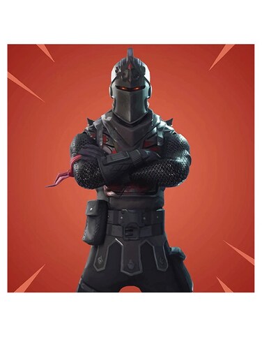 Fortnite Character Themed Decorative Wall Art Red/Black 30x30cm