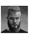Ragnar Vikings Series Themed Wall Art Grey/Black/Blue 30x30cm