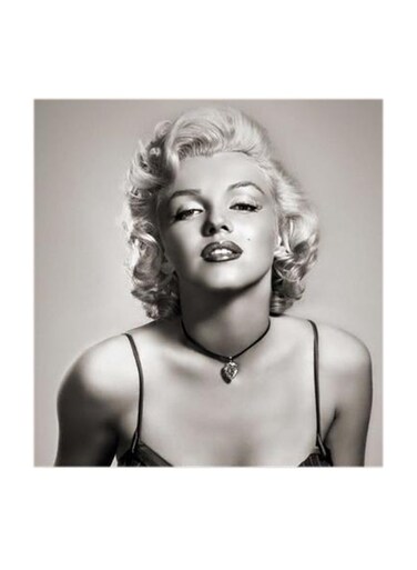 Marilyn Monroe MDF Wall Art Multicolour 30x30centimeter