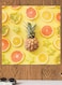 Fruit Themed Printed MDF Wall Art Yellow/Orange/Green 30x30cm
