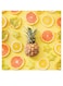 Fruit Themed Printed MDF Wall Art Yellow/Orange/Green 30x30cm