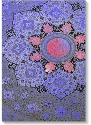 Engraving Wall Art Multicolour 40x60cm