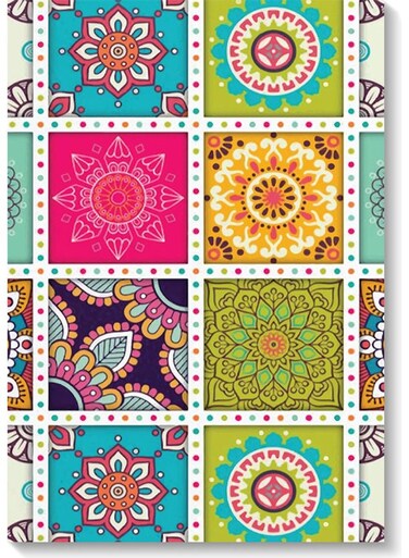 Mandala Art Wall Art Multicolour 40x60cm