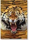 Tiger Wall Art Multicolour 40x60cm