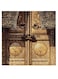 Door Of Kaaba Themed Wall Art multicolour 30x30cm