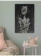 The Lovers And Heart Space Wall Art Multicolour 40x60cm