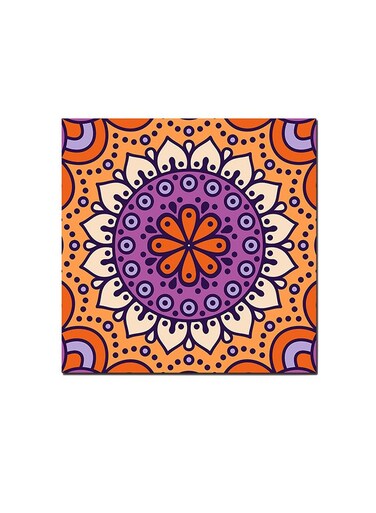 Mandala Art Wall Art Painting Multicolour 30 x 30cm